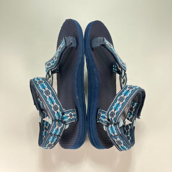 Teva Original Universal Dark Blue Outdoor Hook & Loop Sandal 1003987 Womens Sz 6 - Picture 7 of 9